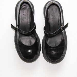 ASOS DESIGN Womens Mary Jane Style Platform Shoes | (Black)